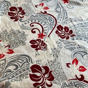 2-4 yd Samoan print on cotton